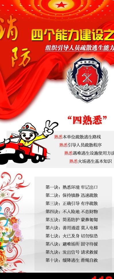 消防四个能力建设图片(2268X5102(DPI:72))psd模版下载