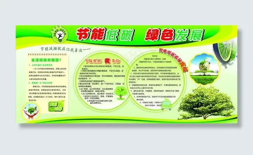 低碳节能 绿色发展图片