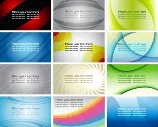 动感名片背景素材