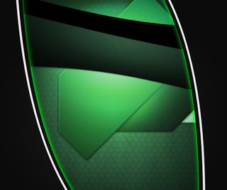 深绿色的背景形状