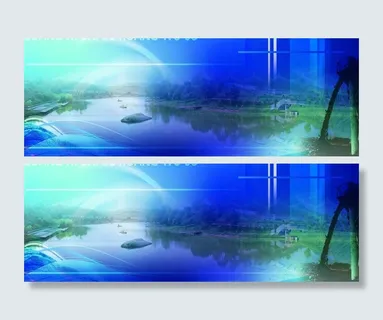 蓝色户外背景图片