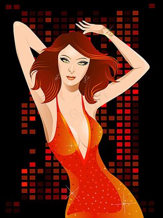 性感的卡通美女