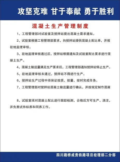 混凝土生产管理cdr矢量模版下载