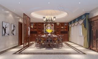 别墅餐厅效果图