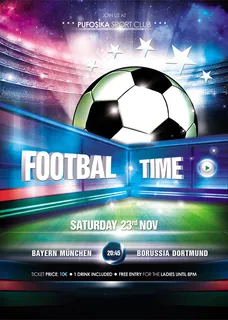 足球时刻宣传海报