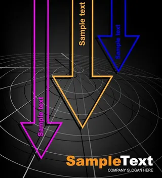 动感箭头背景图片