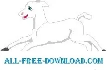 羔羊运行eps,ai矢量模版下载