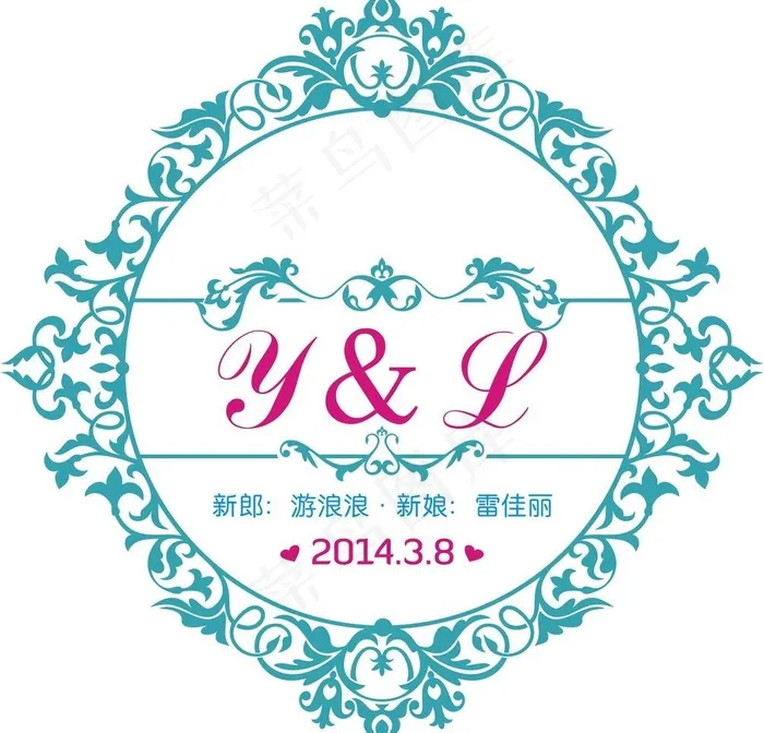 婚礼矢量素材 欧式图片cdr矢量模版下载