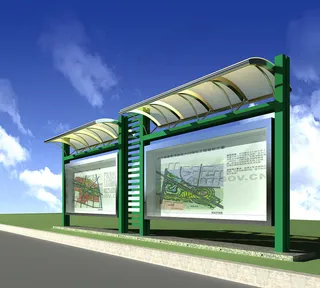 户外广告橱窗图片