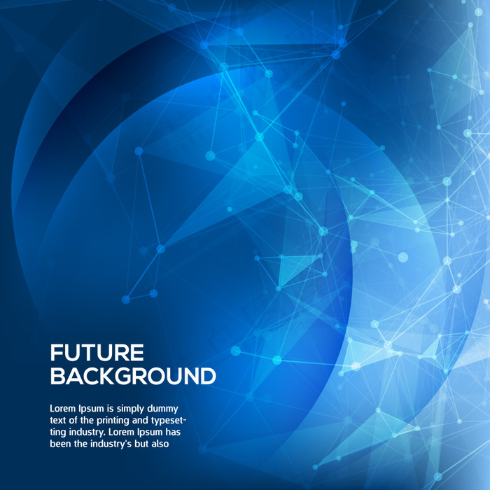 蓝色星空现代科技素材