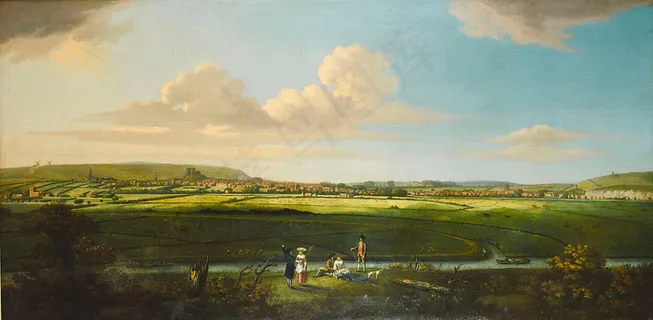 平原油画图片 平原油画图片