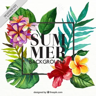 欢乐夏日海滨派对休闲时光旅游矢量