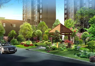 景观亭效果图图片