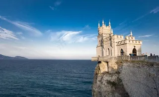 克里米亚燕子巢城堡图片