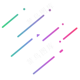 几何漂浮物,免抠元素