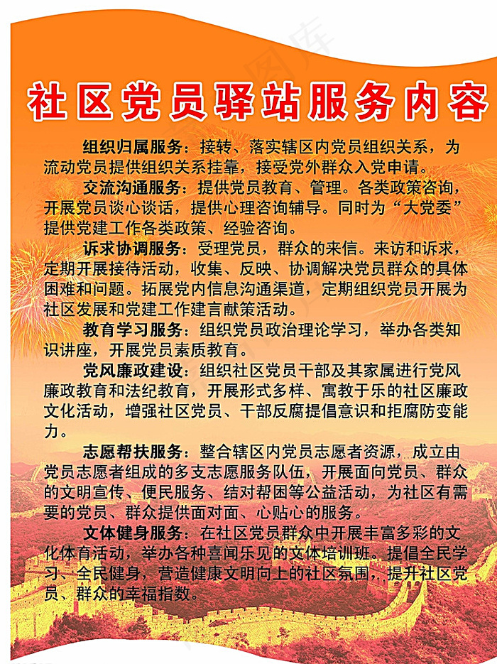 党员活动室制度图片