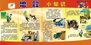 地震知识海报
