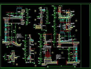 高层综合楼CAD施工模板