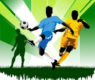 足球比赛 足球运动员图片