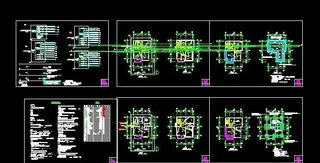 三层混泥土框架结构农村房屋设计图&...