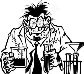 研究实验 研究人员 矢量素材 ep...