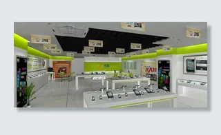 电信营业厅模型图片