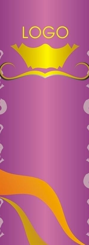 华贵易拉宝背景图片