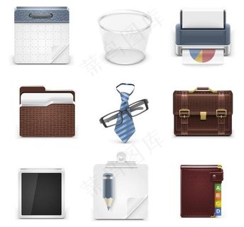 办公室用品图标图片