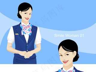 卡通商务人士客服人员矢量素材