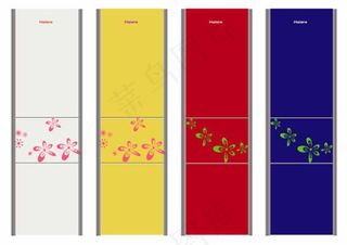 haier冰箱面板小碎花图案