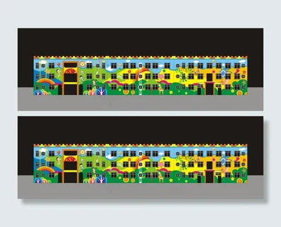 幼儿园墙体彩绘设计