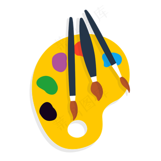 卡通画画工具元素卡通画画工具元素