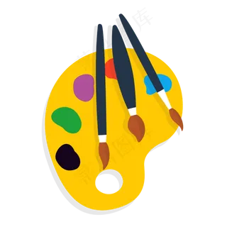 卡通画画工具元素卡通画画工具元素