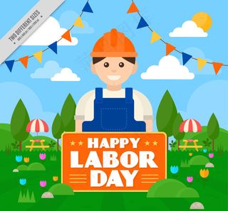 劳动节背景