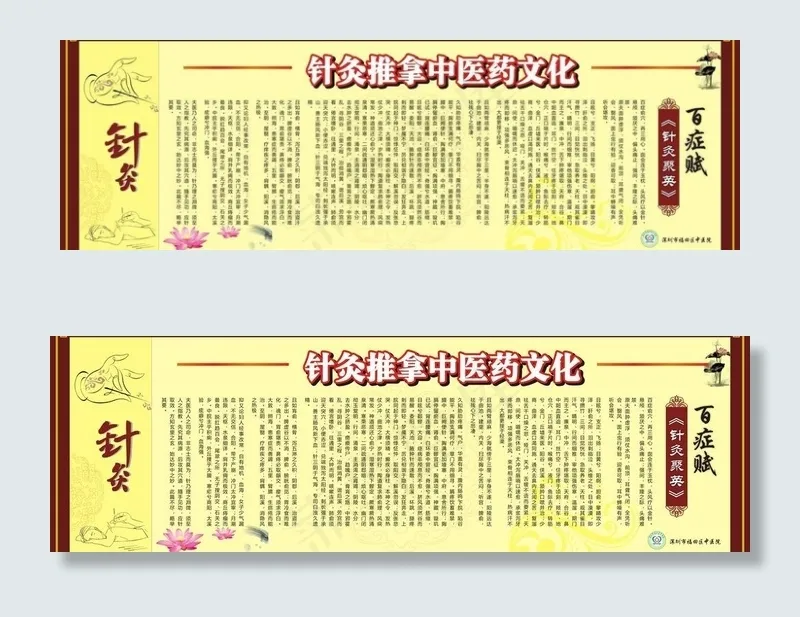 中医宣传栏图片cdr矢量模版下载