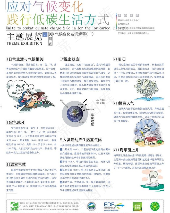 应对气候变化 践行低碳生活方式 主...