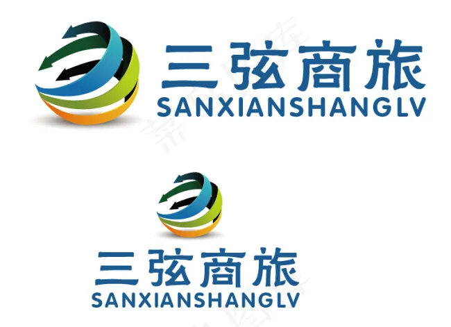 创意图形LOGO设计矢量素材
