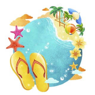 卡通幼儿园可爱太阳PNG免扣素材