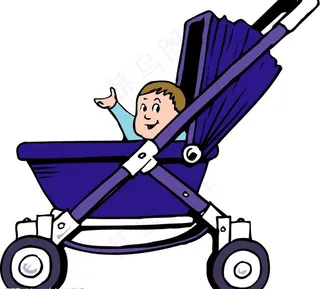儿童车矢量图片