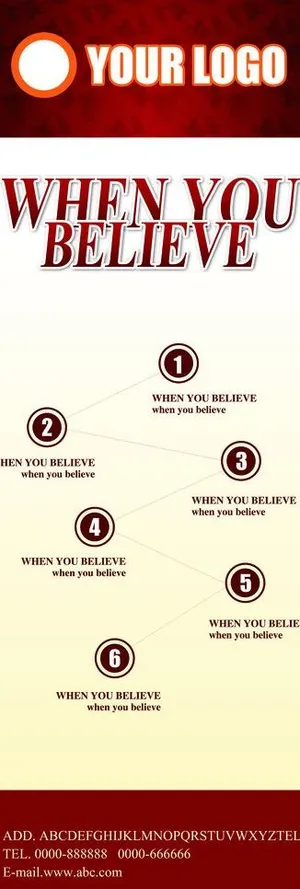 企业宣传易拉宝图片