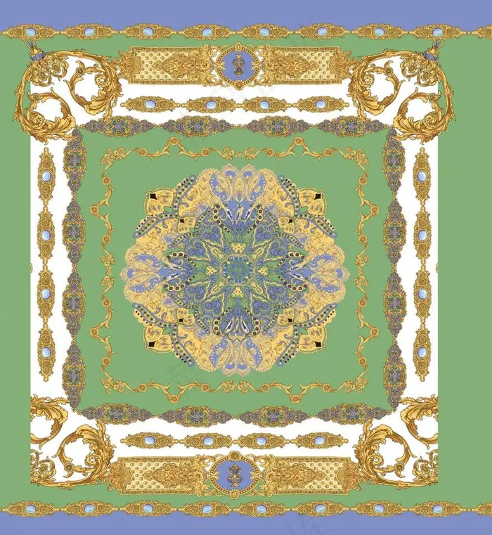 欧式花纹金色图片(3150X3628(DPI:100))psd模版下载