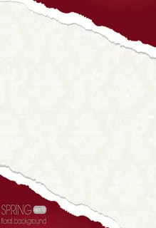 撕痕文本模板矢量素材