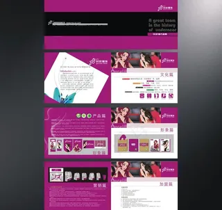 国彩服饰招商画册（分布在4个页面）...