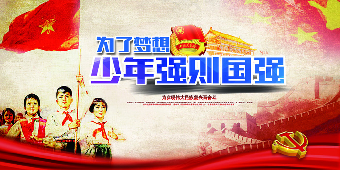 2017年创意少年强则国强党建宣传...