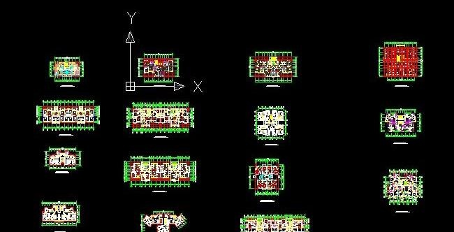 多套标准室内装修平面设计图