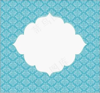 婚礼喷绘背景蒂芙尼蓝色系镂空