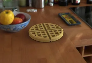 3D打印的华夫饼