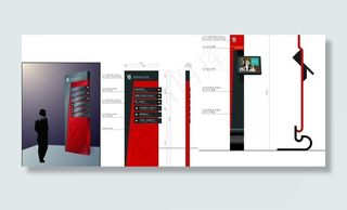 物业管理公司户外立牌指引牌图片