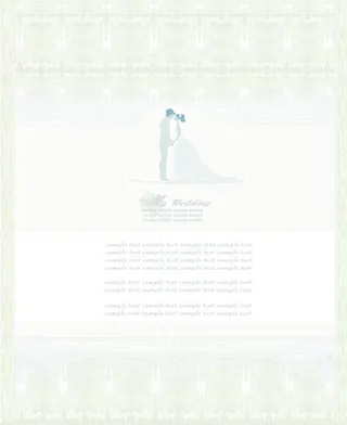 创意婚礼背景矢量设计03