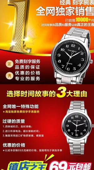 手表 广告图图片